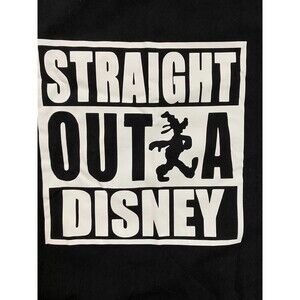 Fruit of the Loom Straight Out A Disney Goofy Silhouette Graphic T Size XXL